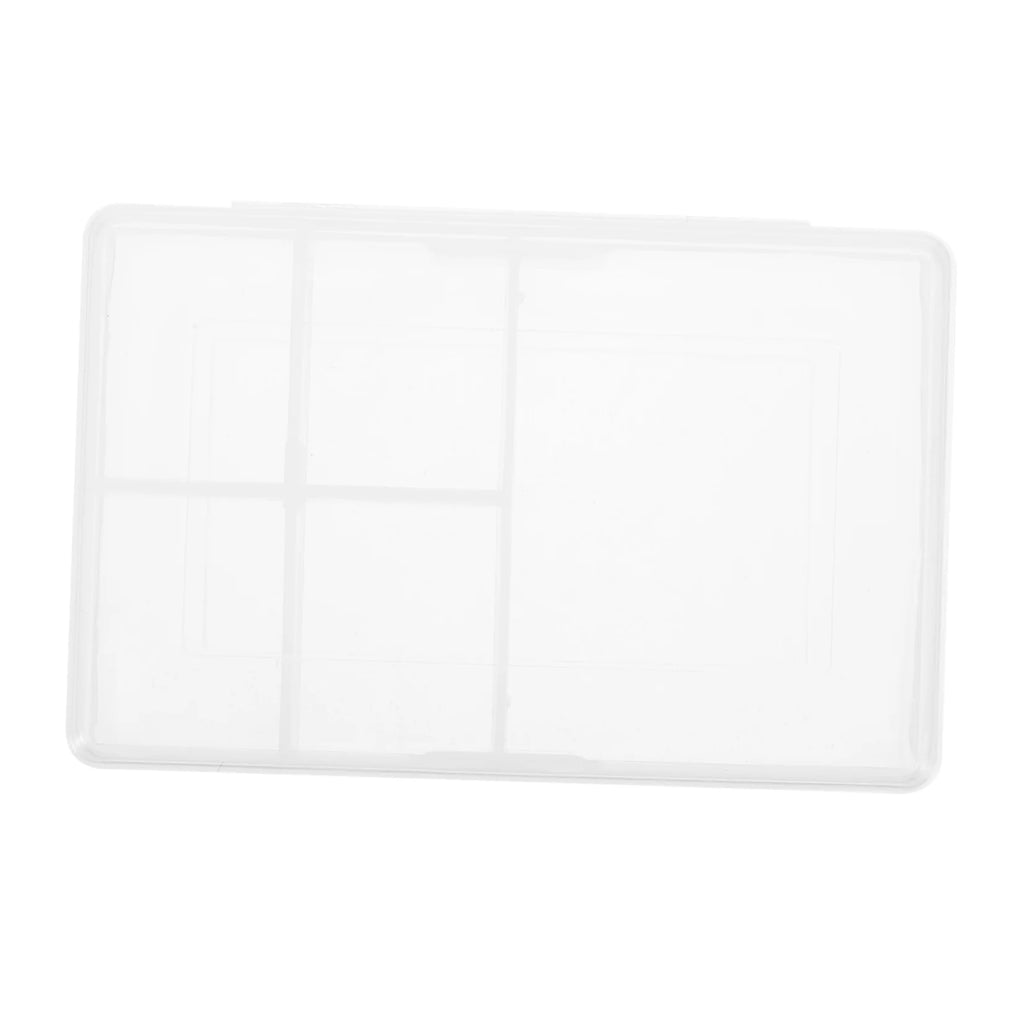 Clear White 4 Pcs Storage Basket with Lids Z87473