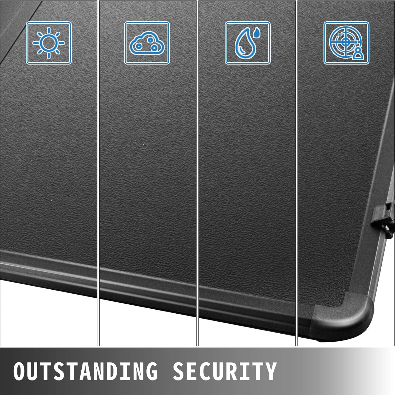 Tri-Fold Hard Truck Bed Tonneau Cover 6 FT S786560