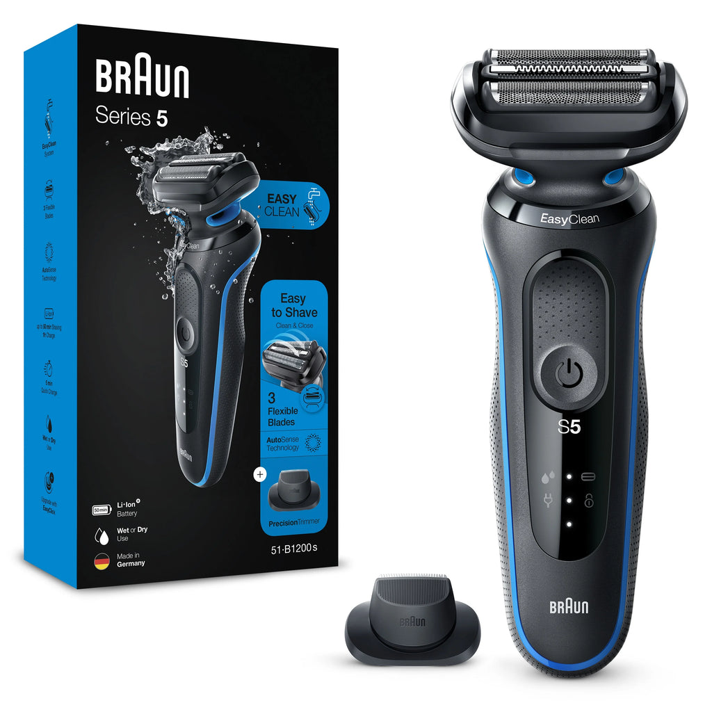 Rechargeable Wet Dry Electric Shaver with Charging Stand W26713