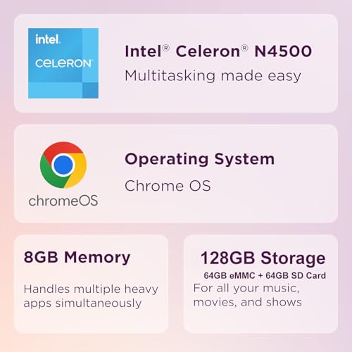 15.6" FHD Chromebook with 8GB RAM and 128GB Storage V575618