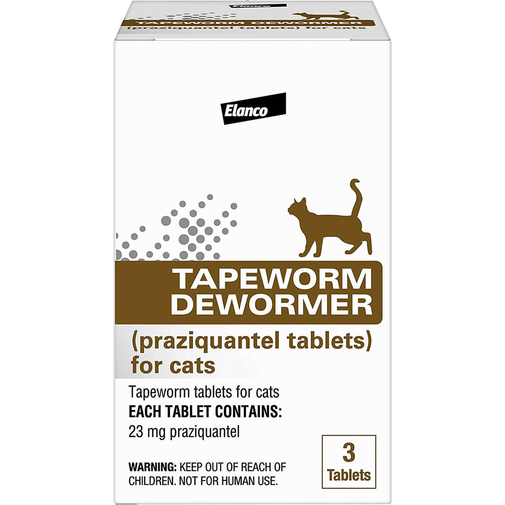 Tapeworm Dewormer Tablets for Cats, Pack of 3 E17945