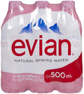 Natural Spring Water, 16.9 oz, 6 pk D595