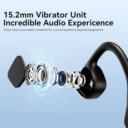 Green Wireless Bluetooth 5.4 Open Ear Bone Conduction Headphones with Mic C158666