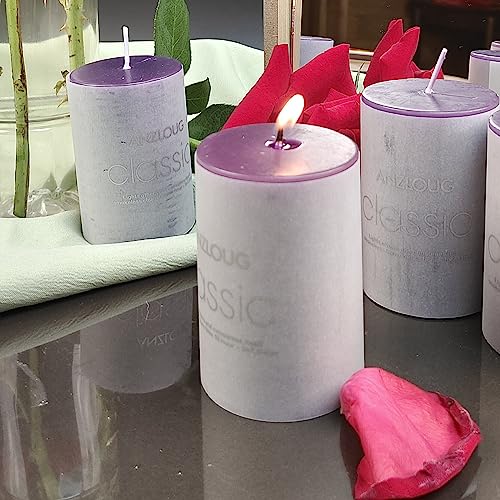 4 pack Luxury Scented Pillar Candles Q471