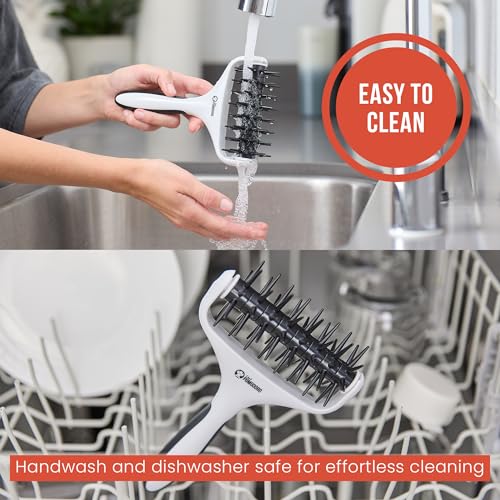 Stainless Steel Pizza Dough Docker Roller (21 x 14.5 cm, Spike Length 7 mm) L52372