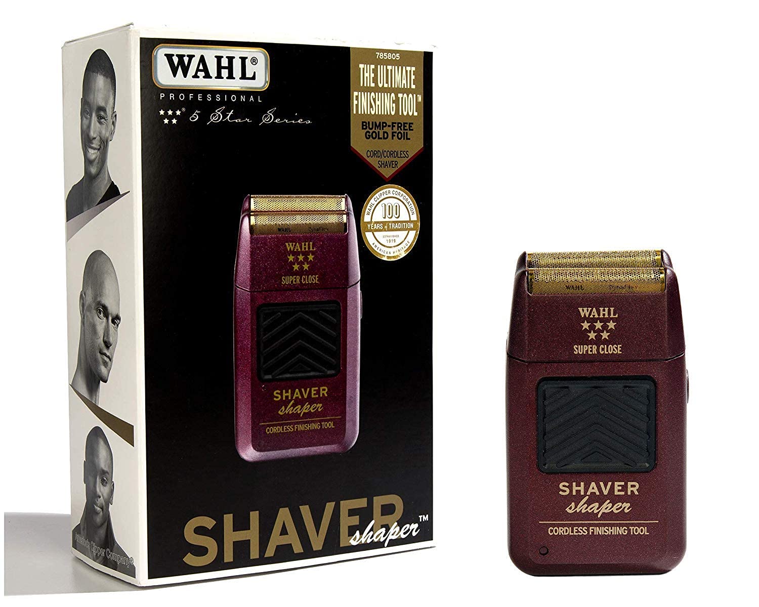 Rechargeable Shaver/Shaper with Travel/Storage Case T784514