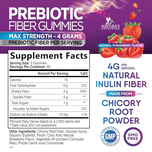 120 Gummies Prebiotic Fiber Gummies O530984