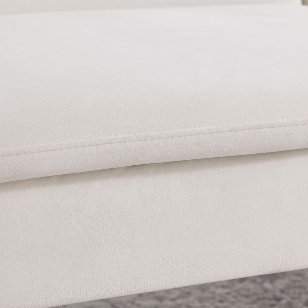 72.5" Adjustable Velvet Sofa Bed with Two Pillows K3672