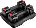 2.5 lbs to 15 lbs Adjustable Dumbbells Set of 2 R44681
