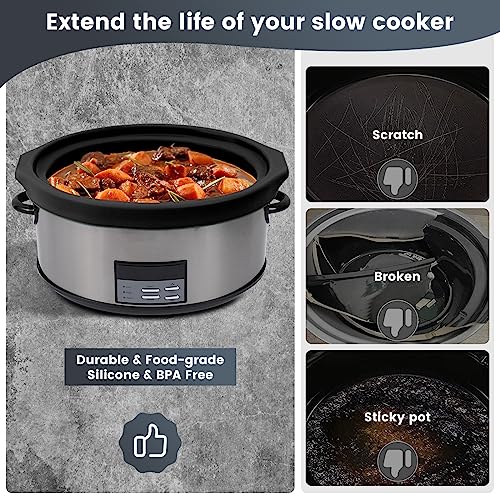 Reusable Silicone Slow Cooker Liner for 7-8 Quart U68885