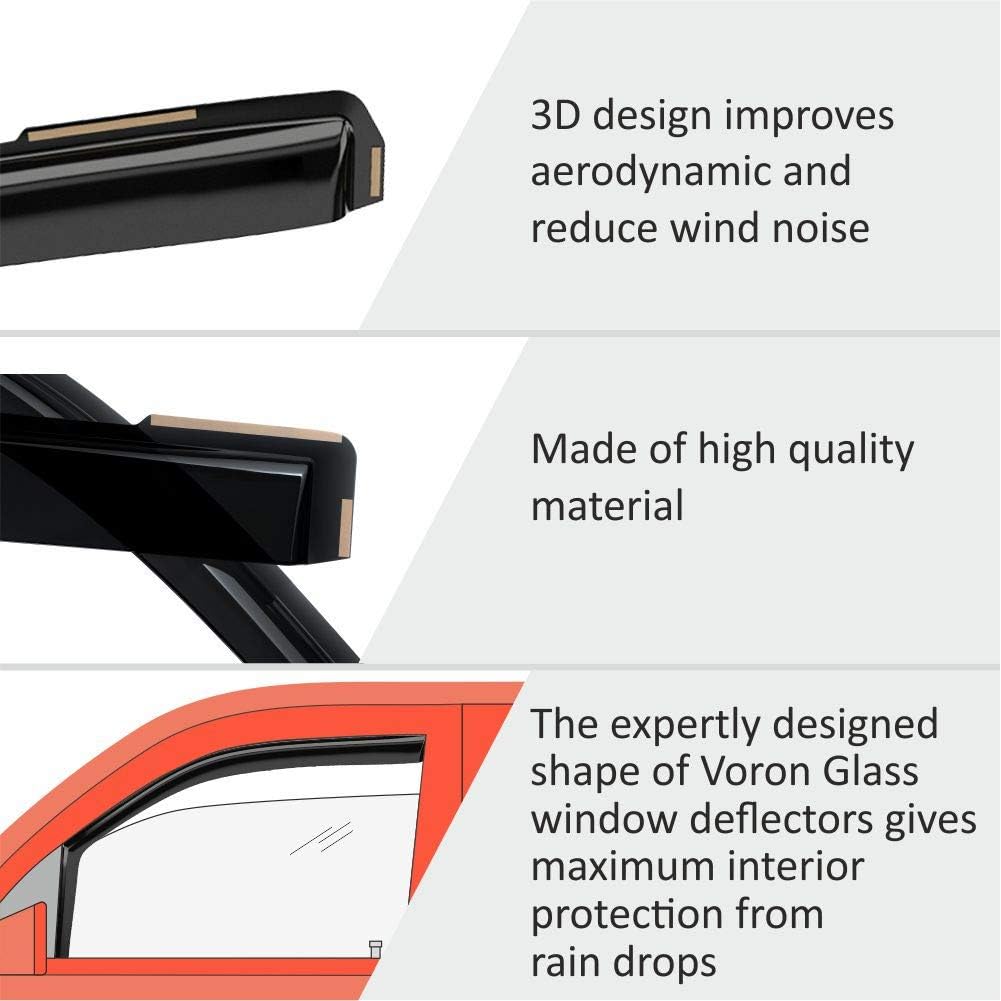 4 Pieces Rain Guards for Toyota RAV4 H135683