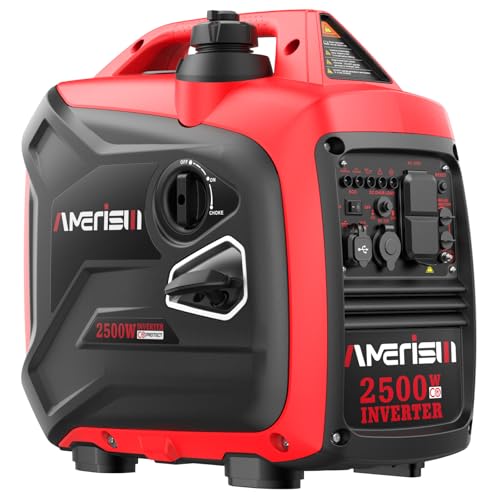 2500-Watt Gas Powered Portable Inverter Generator with CO Sensor L8411