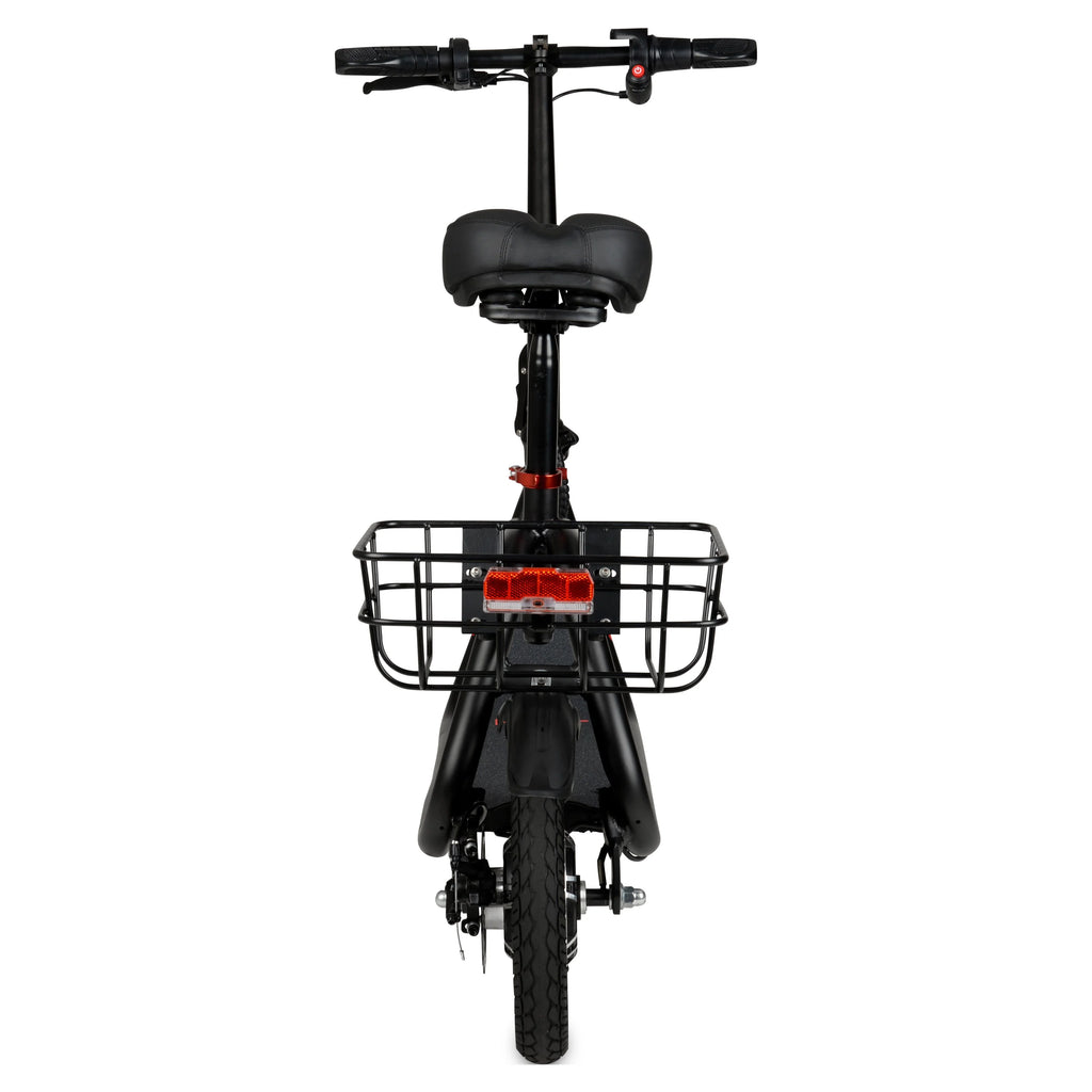 36V Seated Electric Scooter with Basket, 250W Motor, Max Speed 15mph K1898