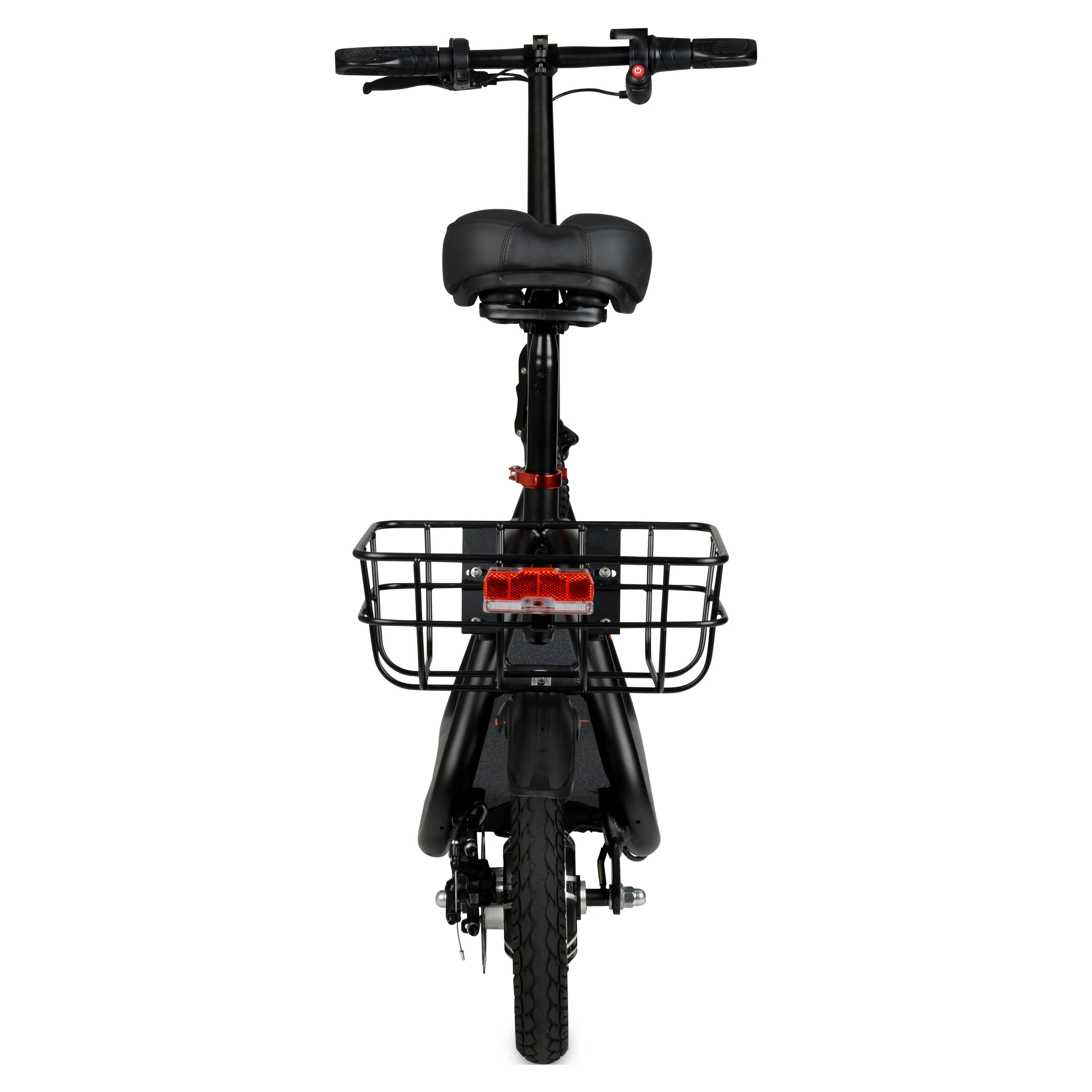36V Seated Electric Scooter with Basket, 250W Motor, Max Speed 15mph K1898