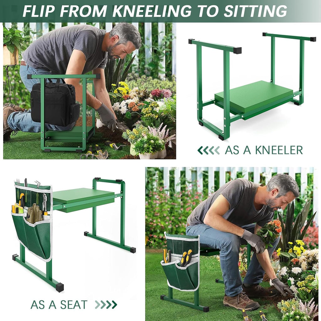 10.2" Wider Garden Kneeler and Seat with Handle I373333