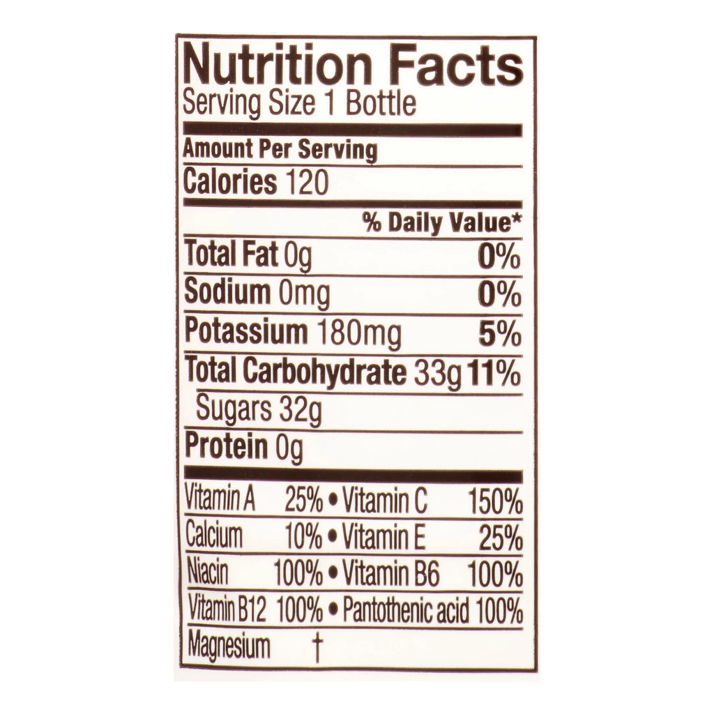 Orange 20 Fl Oz 24 Ct Vitaminwater S7196