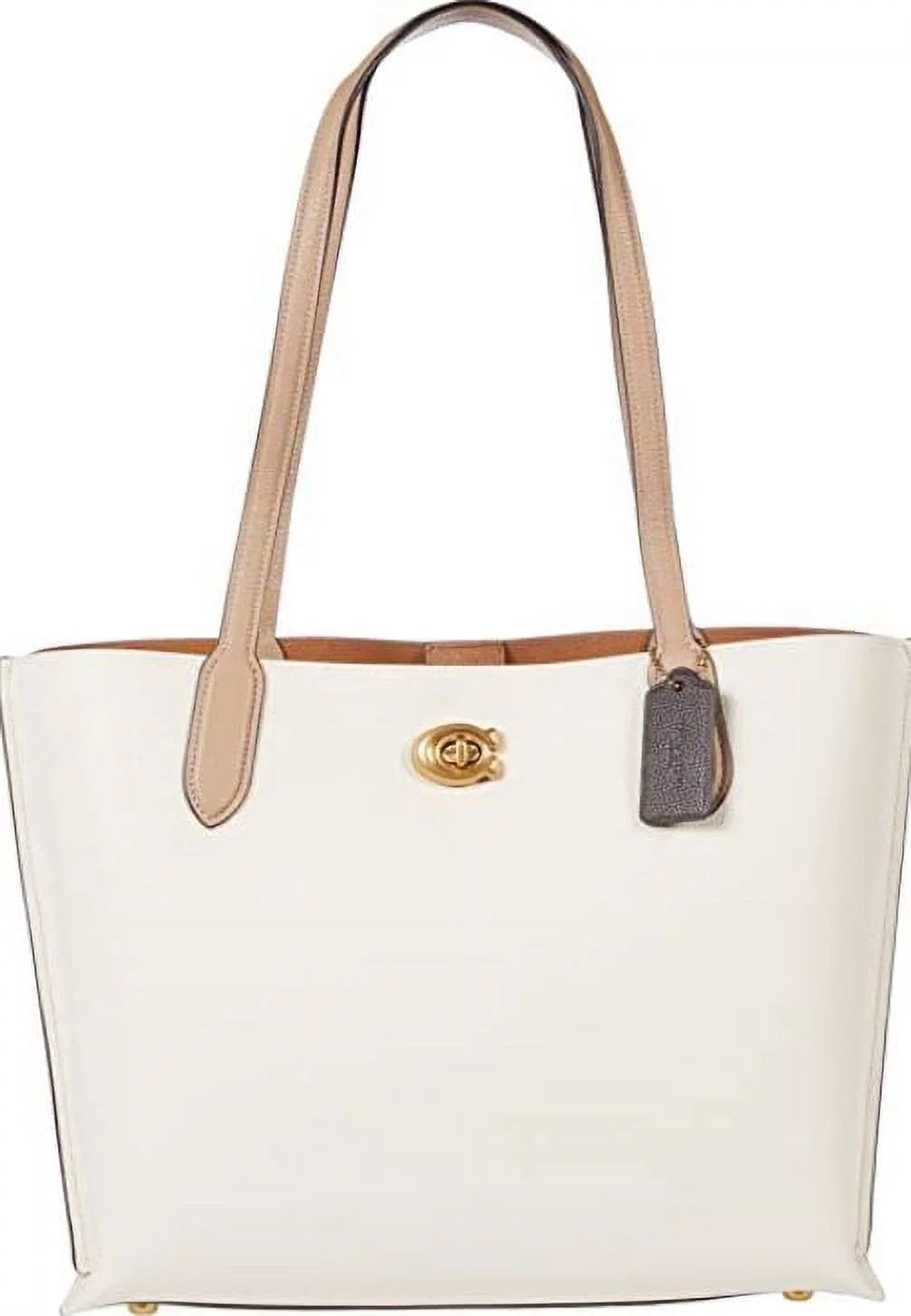 Womens Color-Block Leather Tote W60338