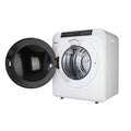 Compact Electric Clothes Dryer 13lbs Capacity Stainless Steel White N338
