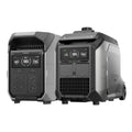 4000Wh Solar Generator with 3200W Dual Fuel Generator J3769