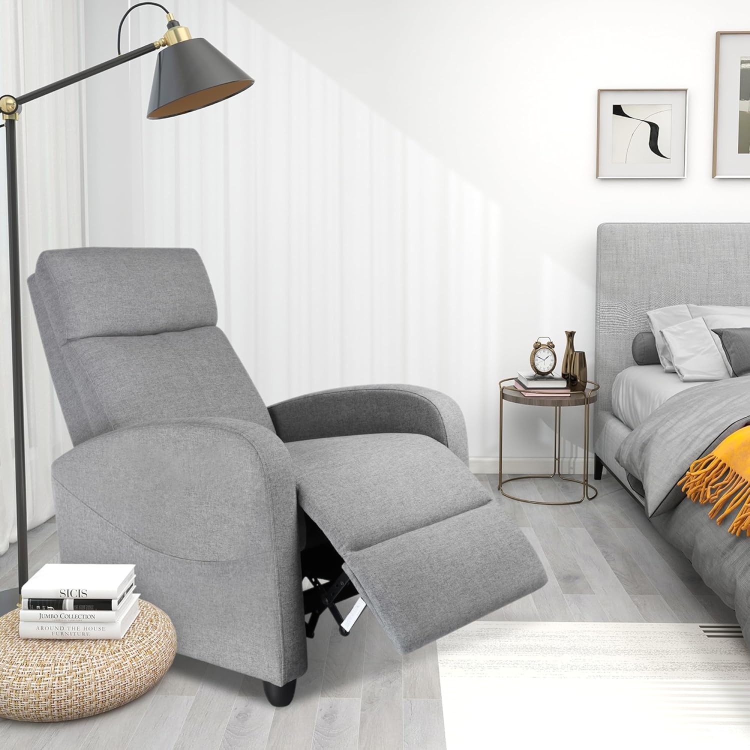 Recliner Chair PU Leather Recliner Sofa B240482