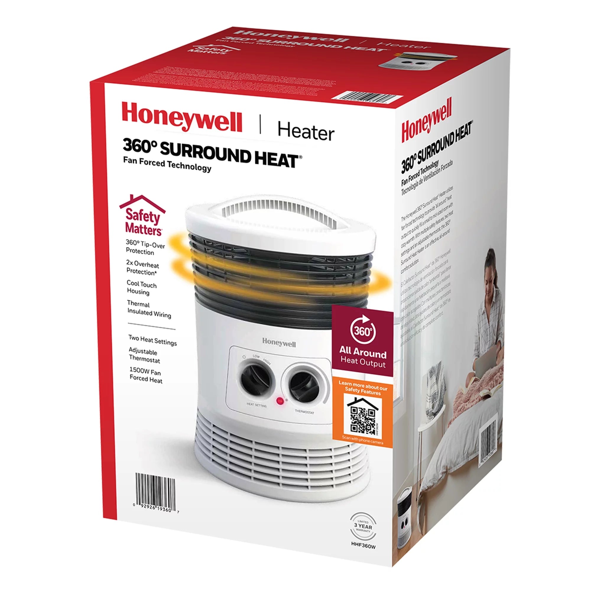 White Fan Forced Heater O84263