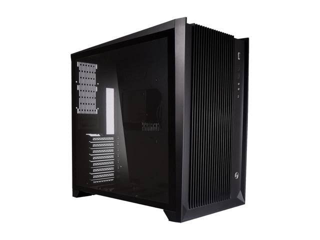 Black SECC Tempered Glass ATX Mid Tower Computer Case Q10281