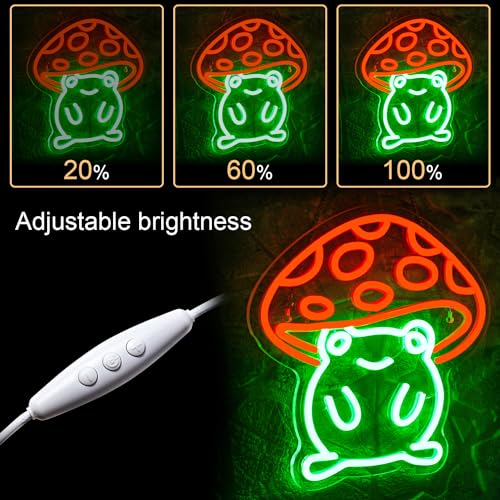 Mushroom Frog Neon Light G76194