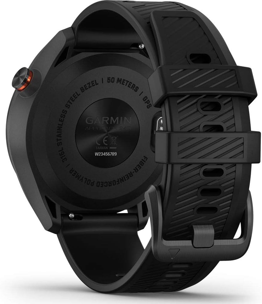 Black GPS Golf Smartwatch with Touchscreen Display L721