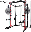 Smith Machine Power Cage with LAT Pulldown System J3434