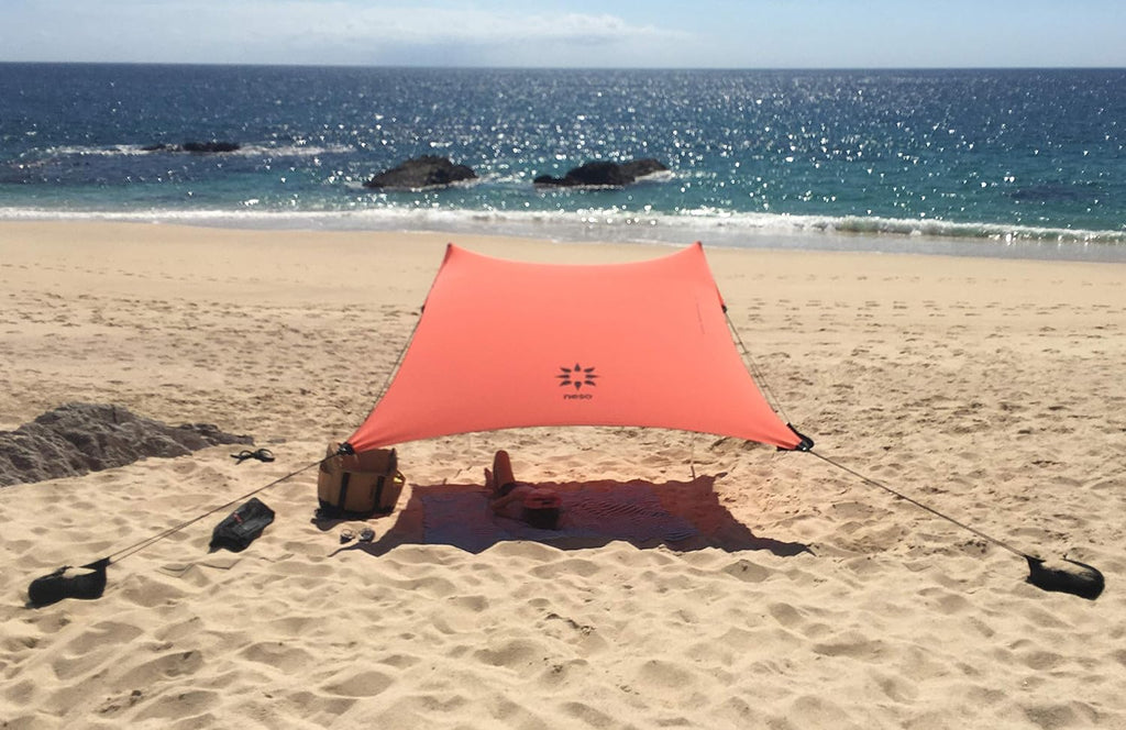 Beach Tent with Sand Anchor, Portable Canopy Sunshade - 7' x 7' W7340