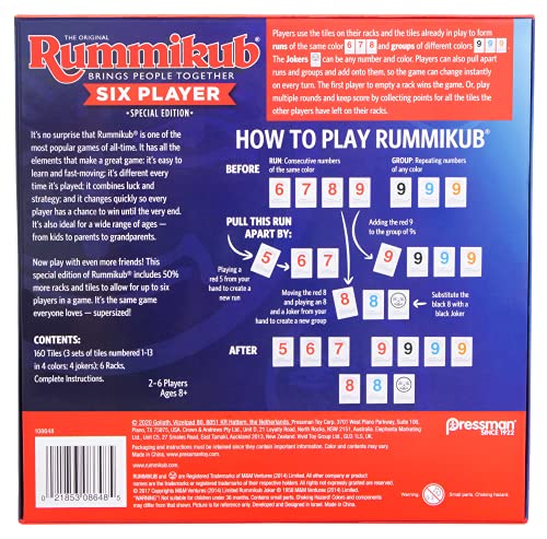 Blue Rummy Tile Game F36773
