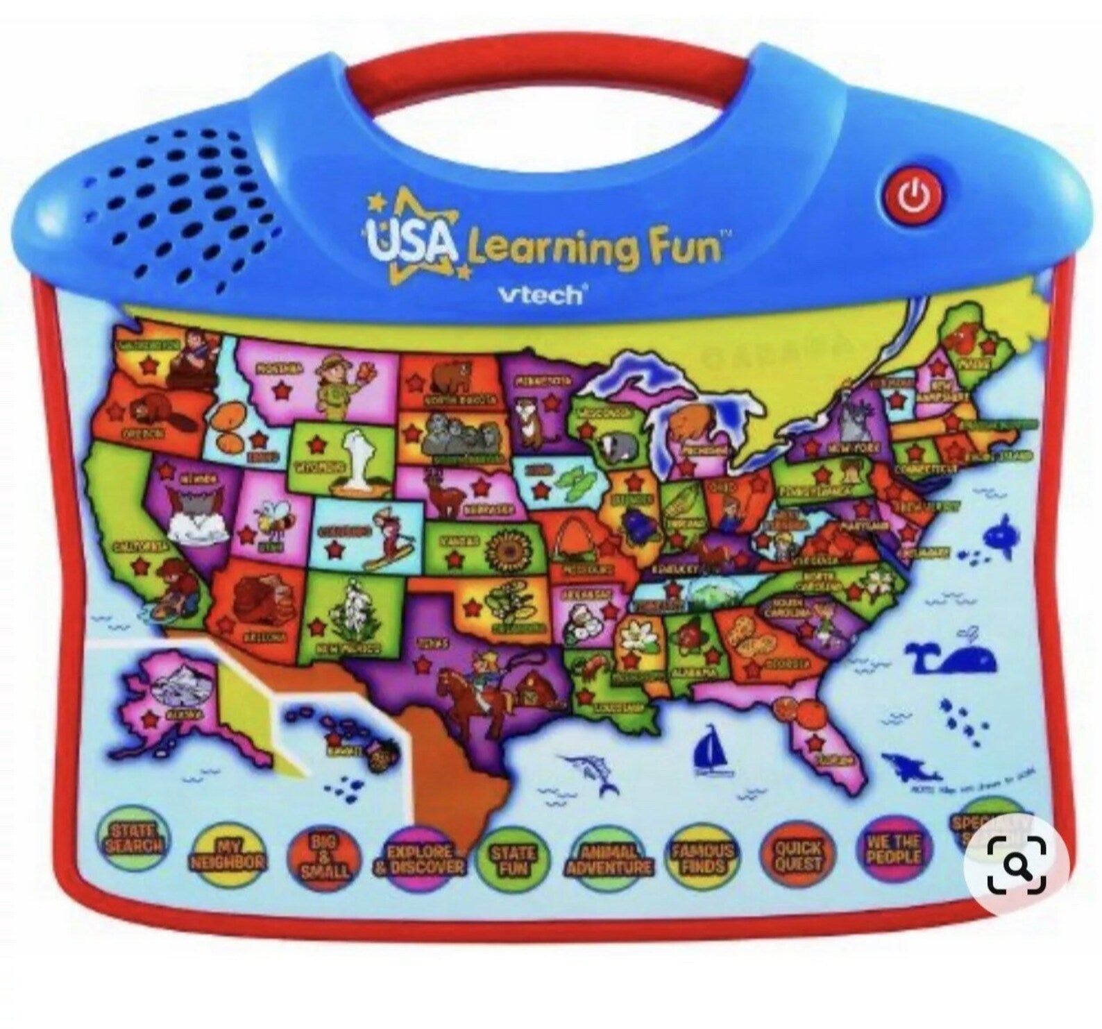 Interactive Map with Touch & Sound W43362
