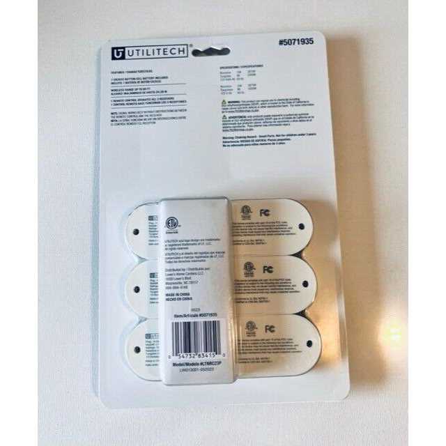3-Piece Indoor Wireless Outlets with Remote Control M500