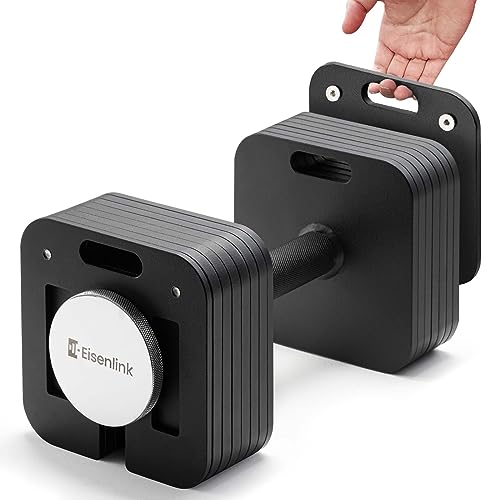Adjustable Dumbbell, 10-50/80lb, 5lb Increments, Quick-Lock Square Weight Set R890