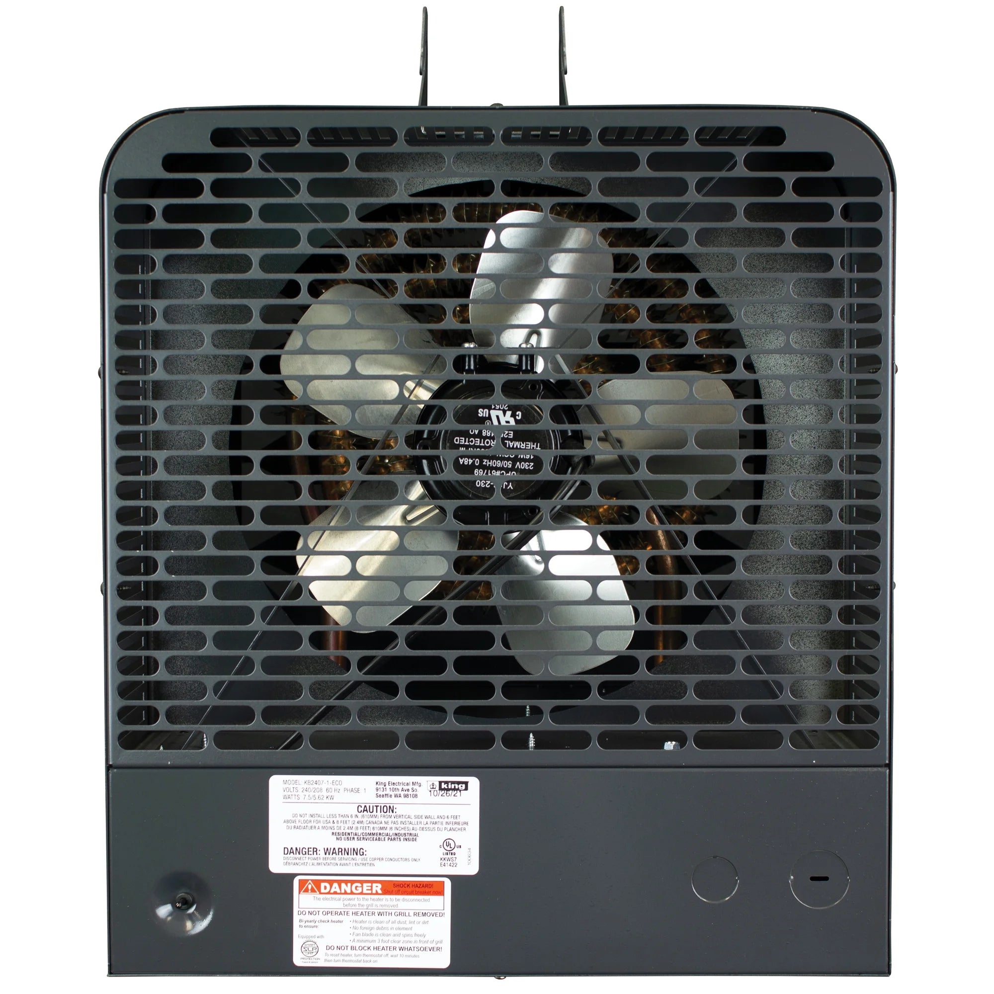 Gray 10KW 240V Electric Garage Heater J761