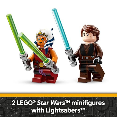 LEGO Star Wars Ahsoka's Jedi Interceptor Spaceship Building Toy, Ages 8+, 75401 Y411159