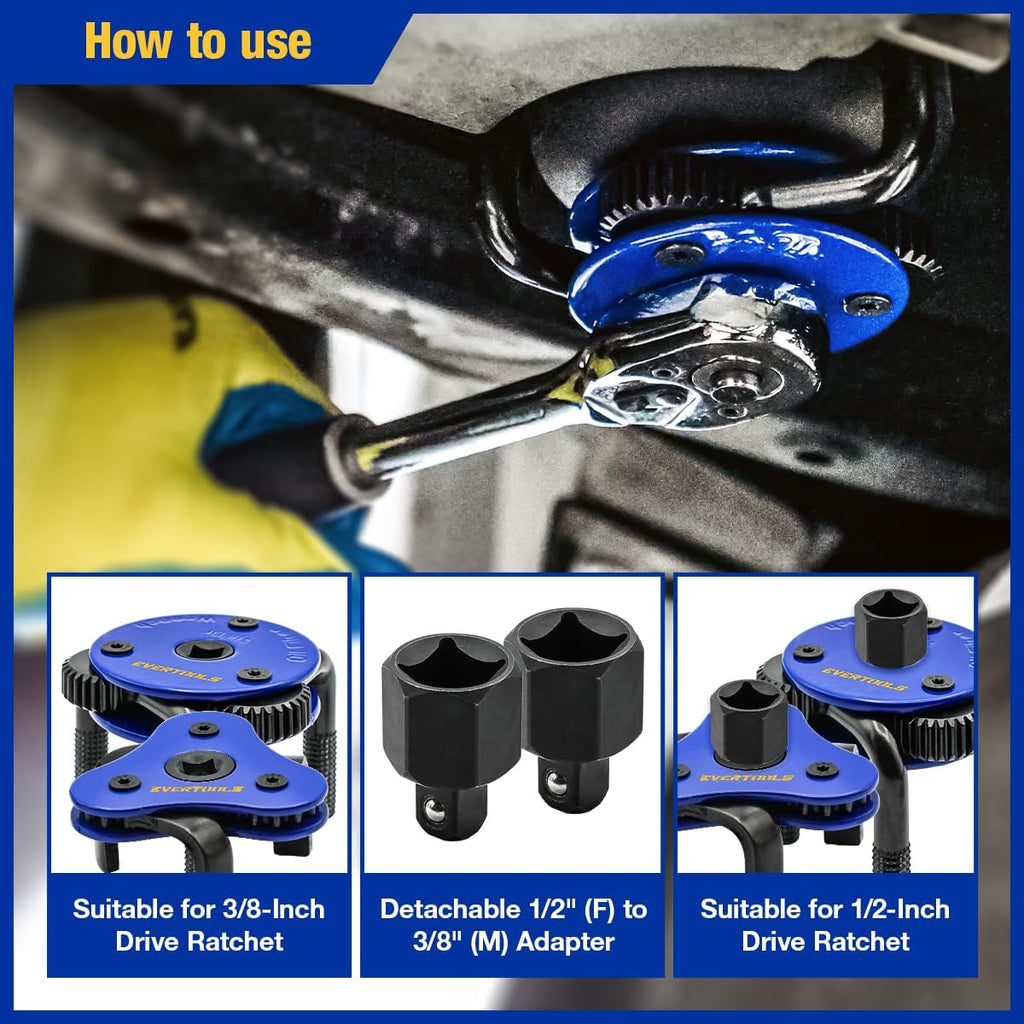 Adjustable Oil Filter Wrench with Gloves D578