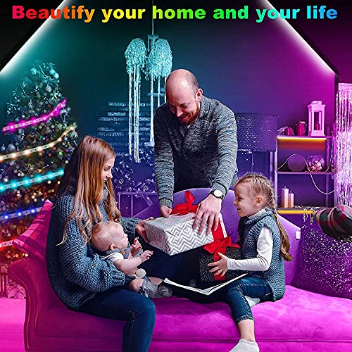 32.8ft RGB Bluetooth LED Strip Lights C8635