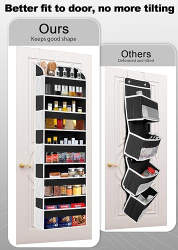 Over The Door Storage Organizer with 5 Pockets 10 Mesh Pockets Y74619