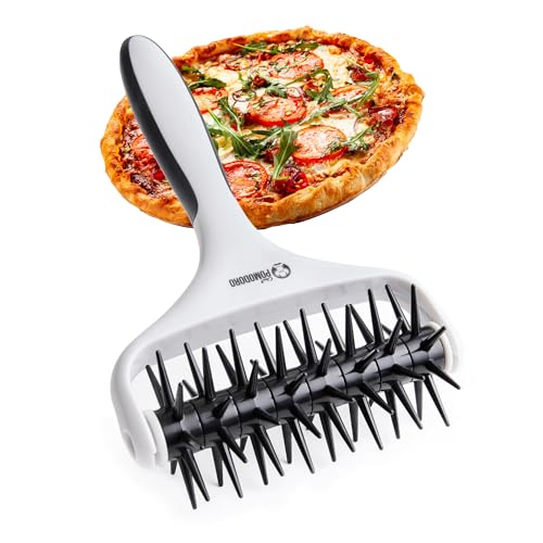Stainless Steel Pizza Dough Docker Roller (21 x 14.5 cm, Spike Length 7 mm) L52372