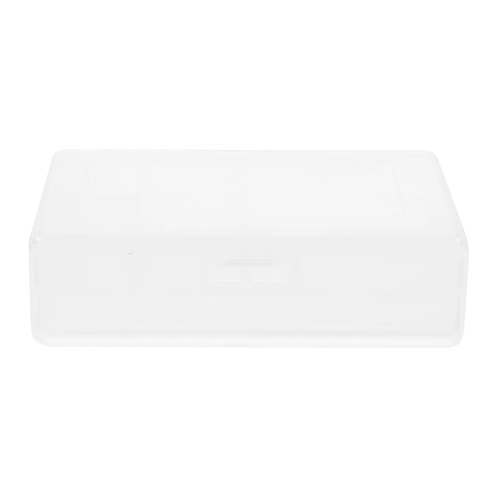 Clear White 4 Pcs Storage Basket with Lids Z87473