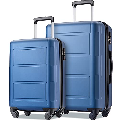 2 Piece Expandable ABS Hard Shell Luggage Set with TSA Lock, 20in+28in, Green S575917