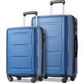2 Piece Expandable ABS Hard Shell Luggage Set with TSA Lock, 20in+28in, Green S575917