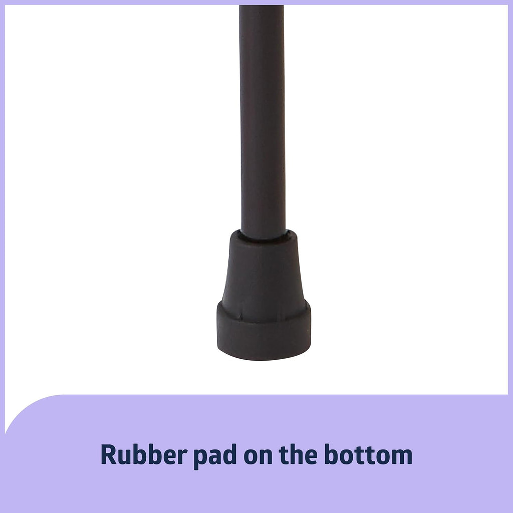 Black Aluminum Offset Walking Cane F179
