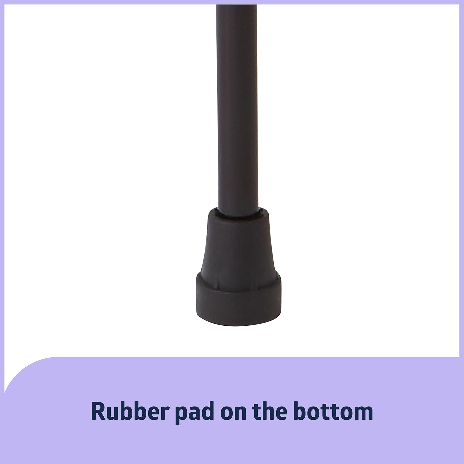 Black Aluminum Offset Walking Cane F179