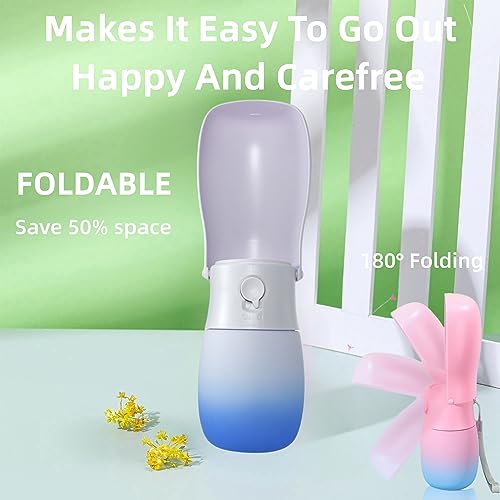 Portable Dog Water Bottle with Activated Carbon Filter 10 oz A157907