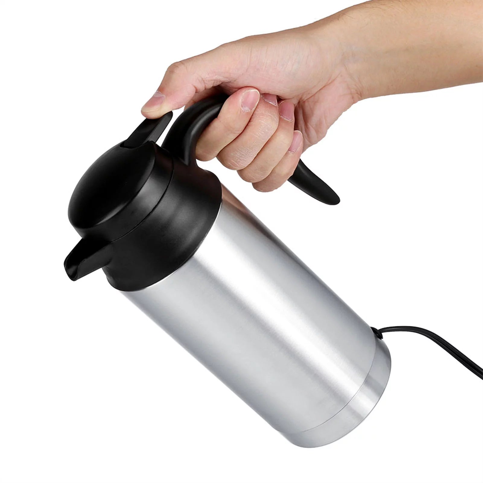 12V 750ml Stainless Steel Electric Car Kettle E1217