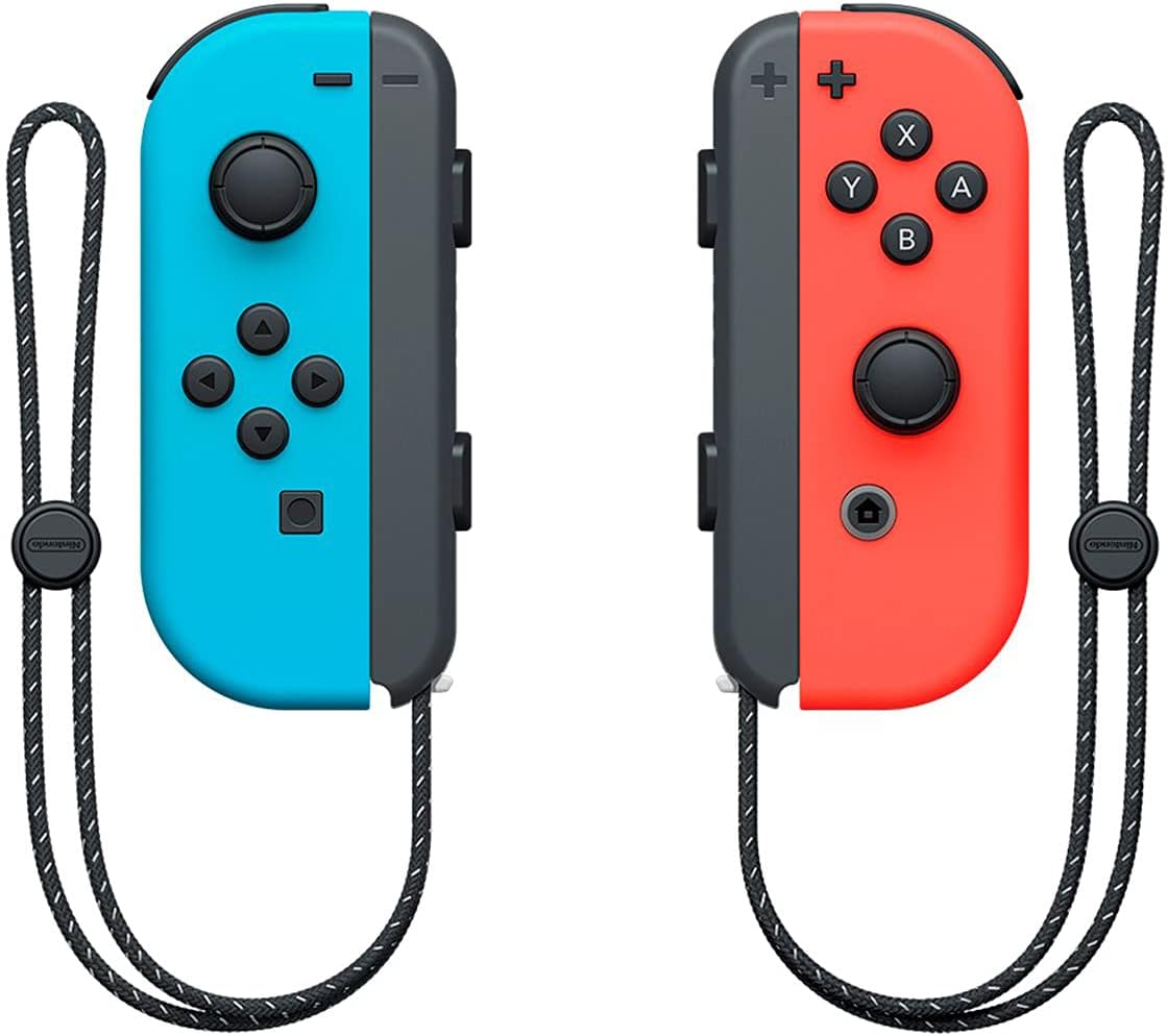 Switch OLED Model with Neon Blue and Red Joy-Con, Black Dock - 7" OLED Touchscreen, 64GB Internal Storage U585