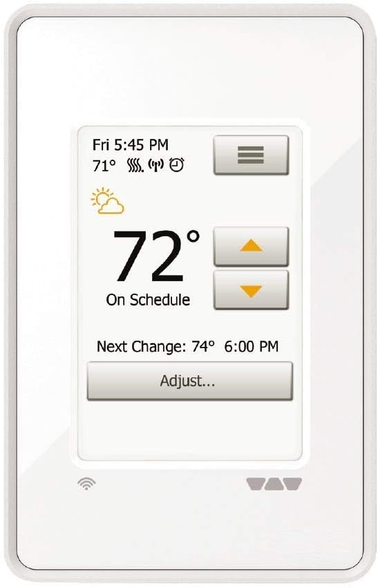 43 Square Feet Floor Heating Kit with WiFi Touchscreen Thermostat J275
