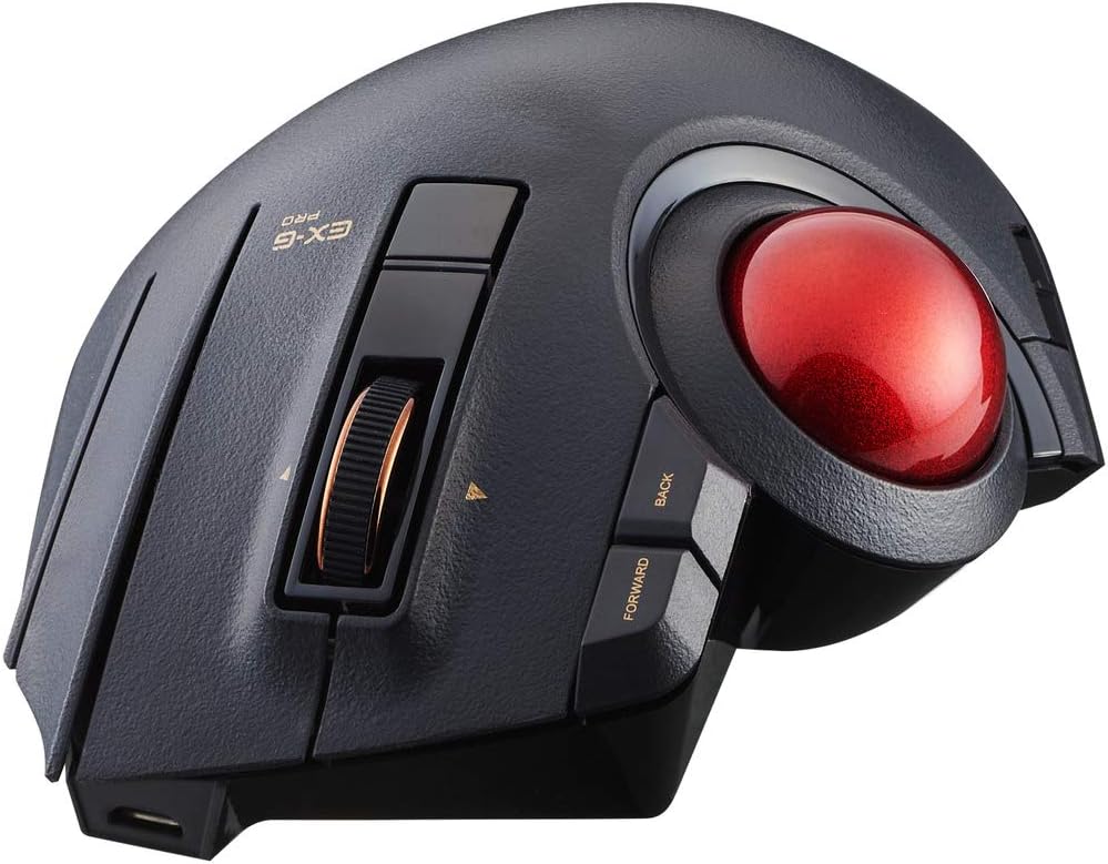 Wired Wireless Bluetooth Thumb Control 8-Button Ergonomic Optical Trackball Mouse X1287